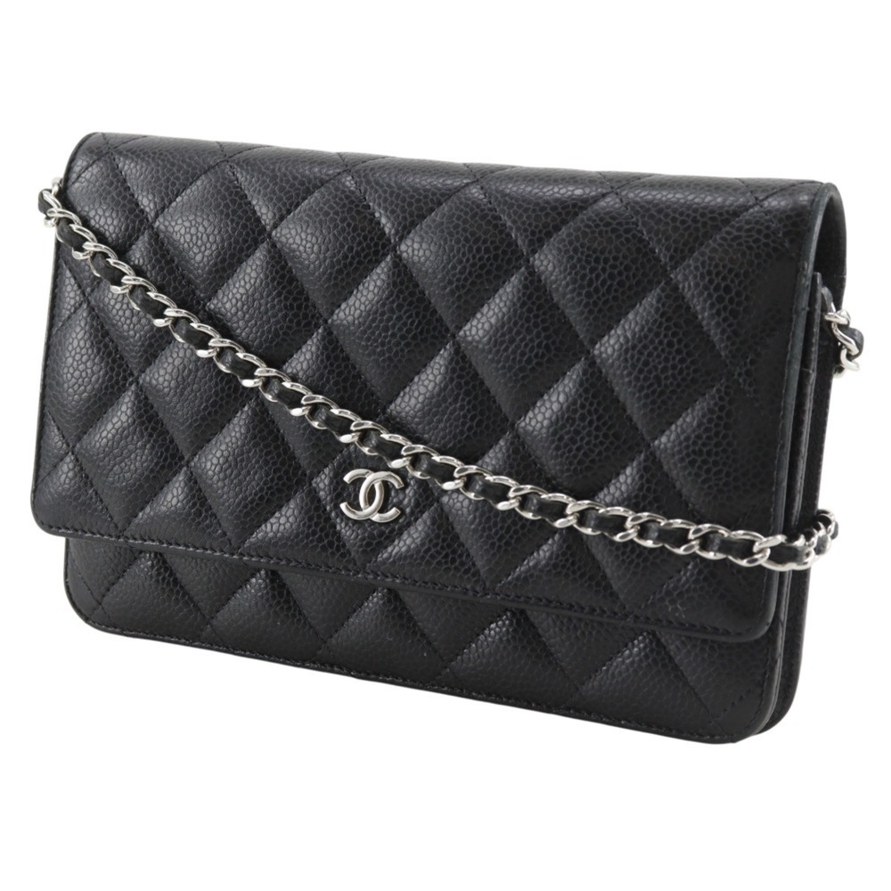 CHANEL Black Caviar Leather Wallet - Picture 2 of 14